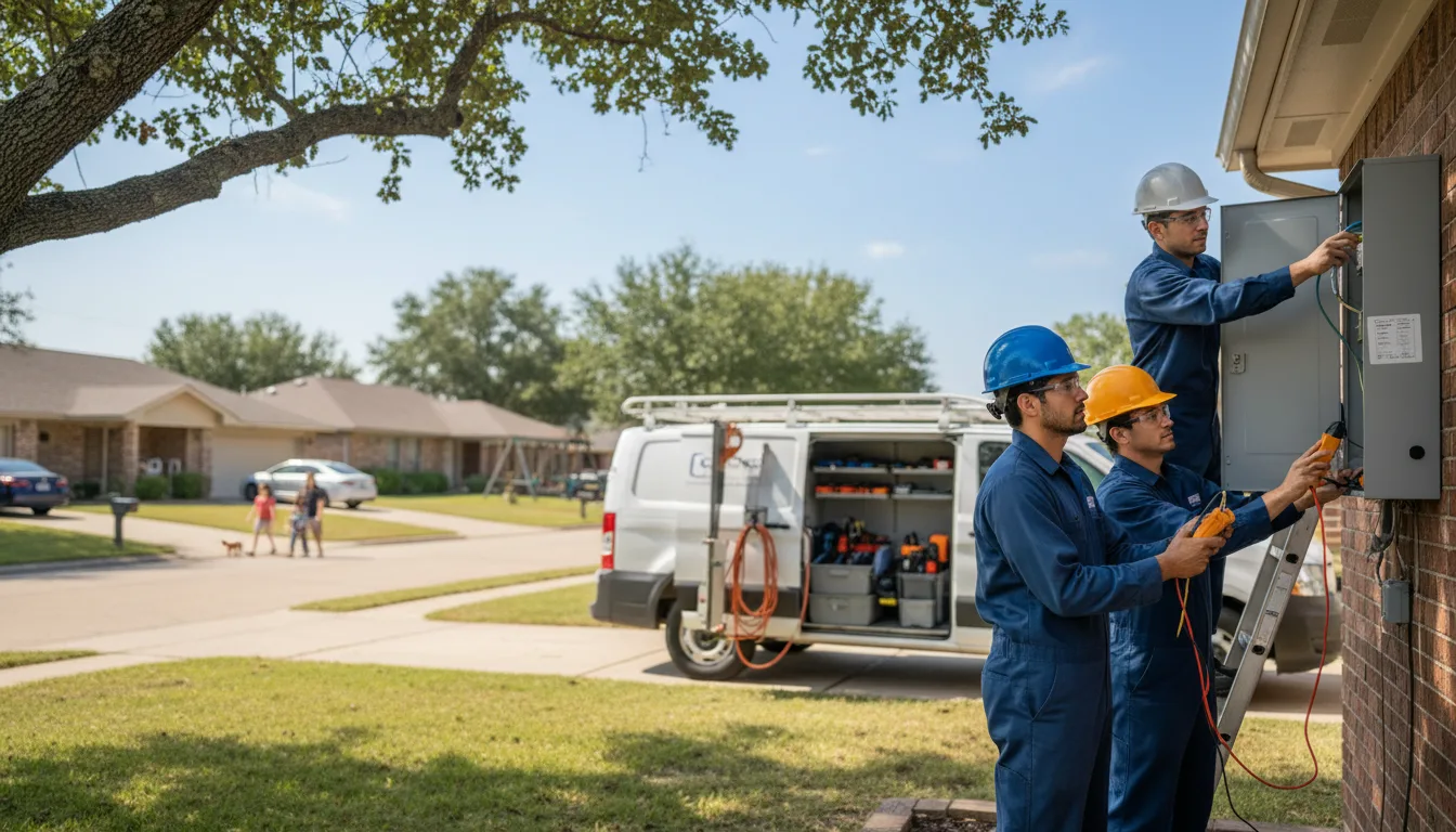 Certified electrician providing emergency electrical services in Tribune, KS